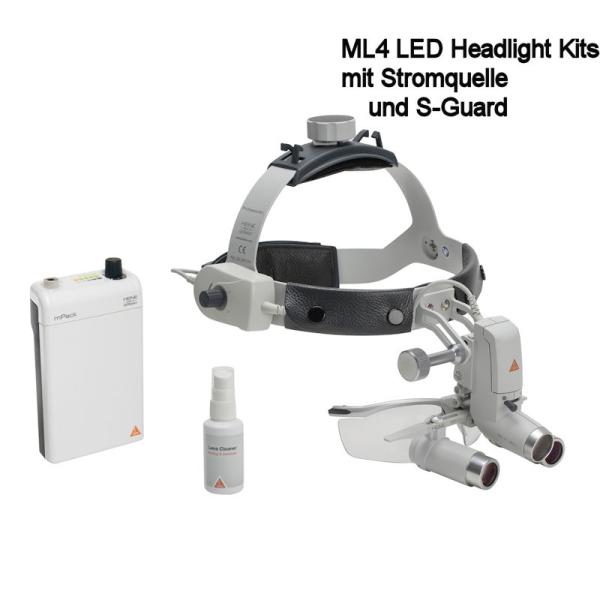 HEINE® HRP 4x / 340mm Binokularlupen - ML4 LED Headlight Kits