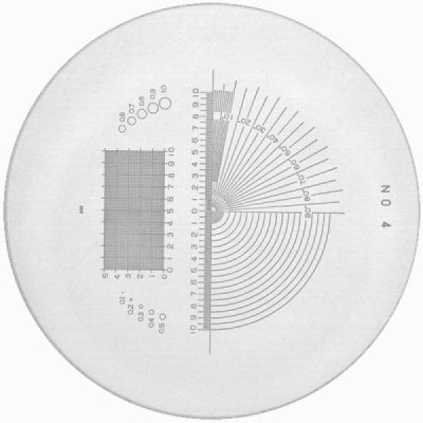 Messskalen in schwarzer Schrift für PEAK 1983, 2004, 2028, 2049, KIMAG®-10